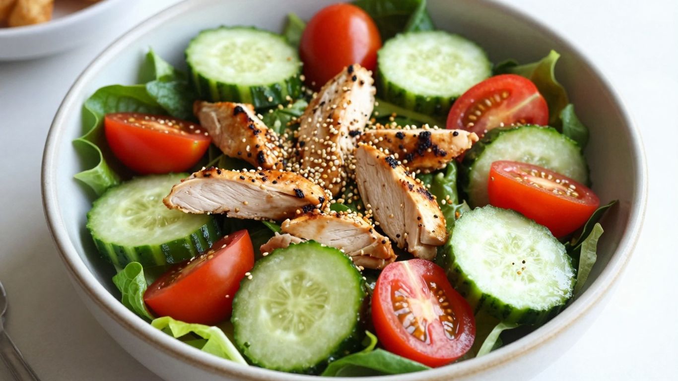 Bunter Salat als vollwertige Mahlzeit