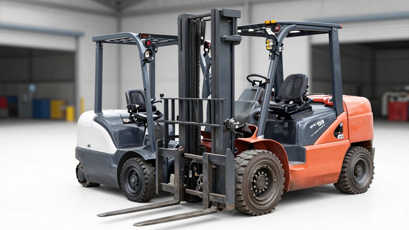 รถโฟล์คลิฟท์ไฟฟ้าเทียบกับรถโฟล์คลิฟท์ดีเซล