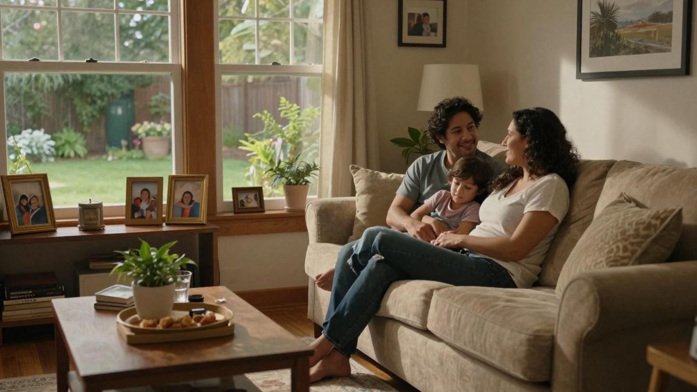 Hogar seguro y personalizado con elementos familiares.