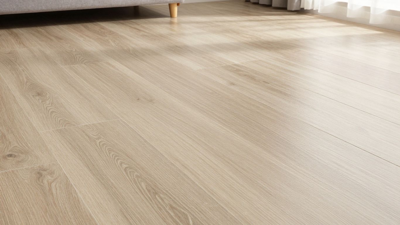Laminatboden in Fliesenoptik im Wohnzimmer