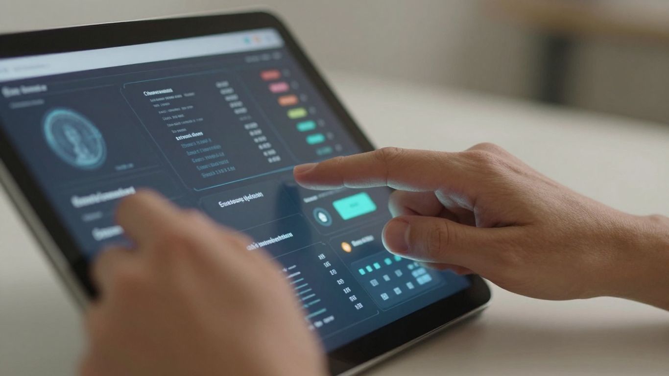 Klantrelatiebeheer concept met digitale interactie.