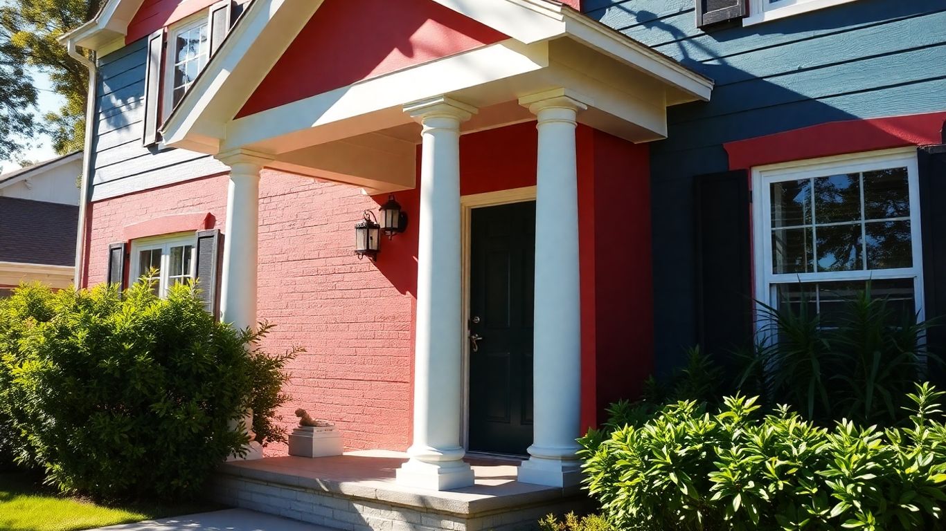 House exterior painting for curb appeal.