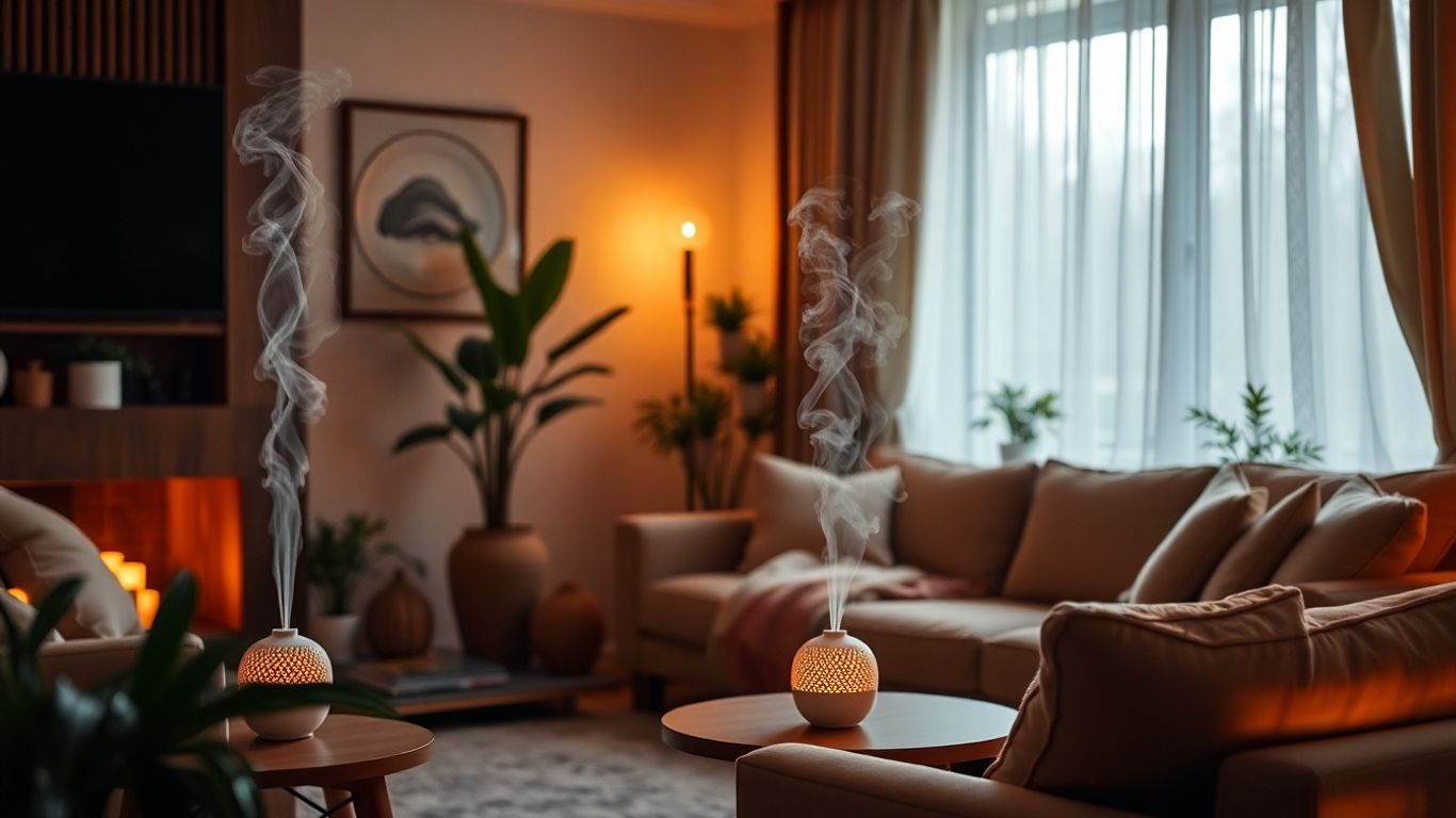Camera de zi primitoare cu aromă ambientală plăcută.