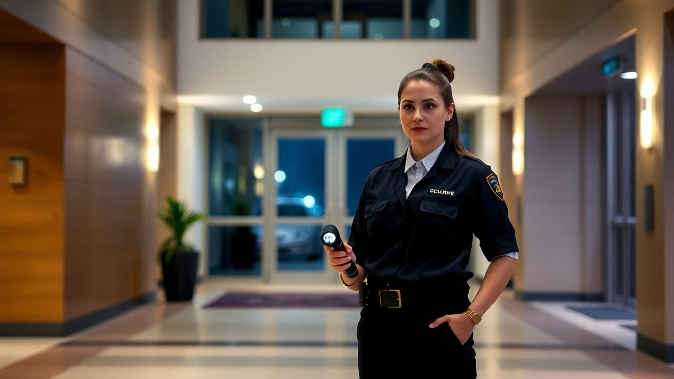 Female night security concierge in Southend on Sea