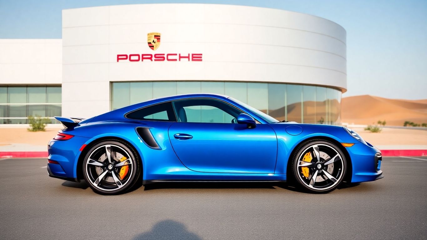 Porsche 911 Turbo S at Icons of Porsche Dubai