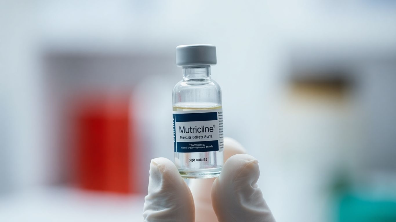 Vial of new pneumonia vaccine CAPVAXIVE