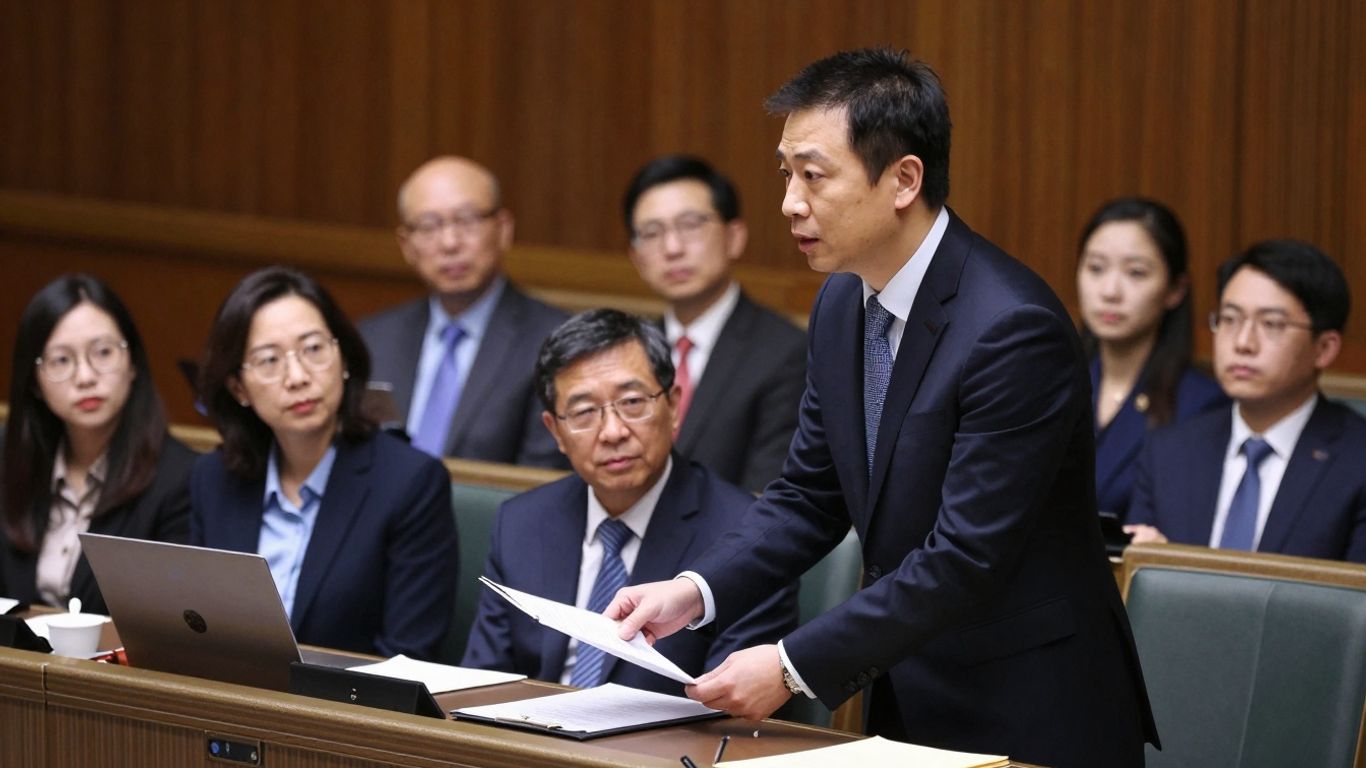 Oameni dezbatând modificări legislative într-o sală.