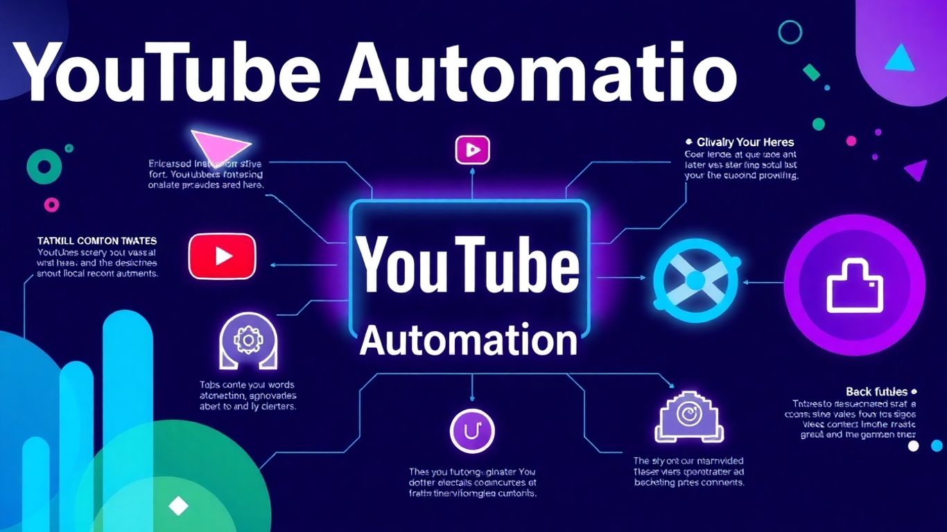 AI tool for YouTube automation infographic