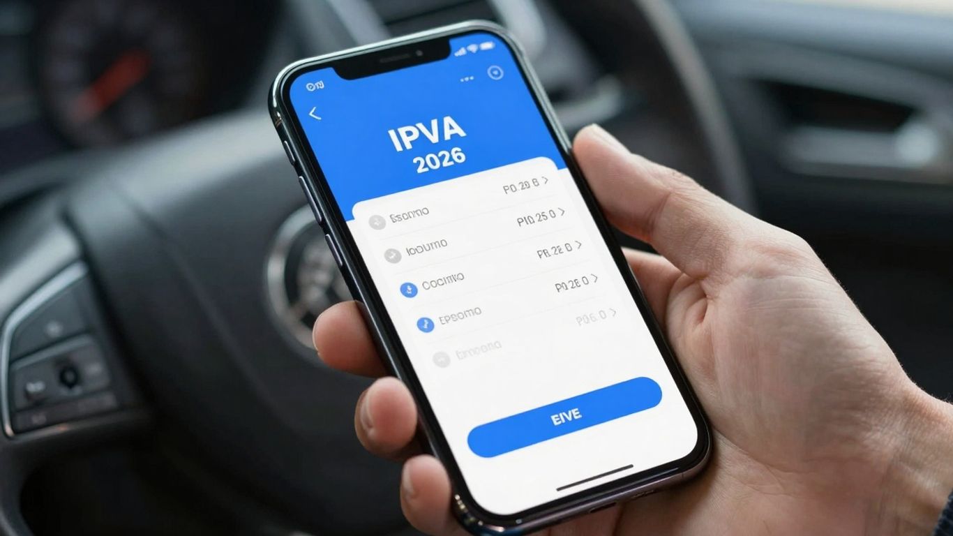 Pagamento IPVA 2026 no celular