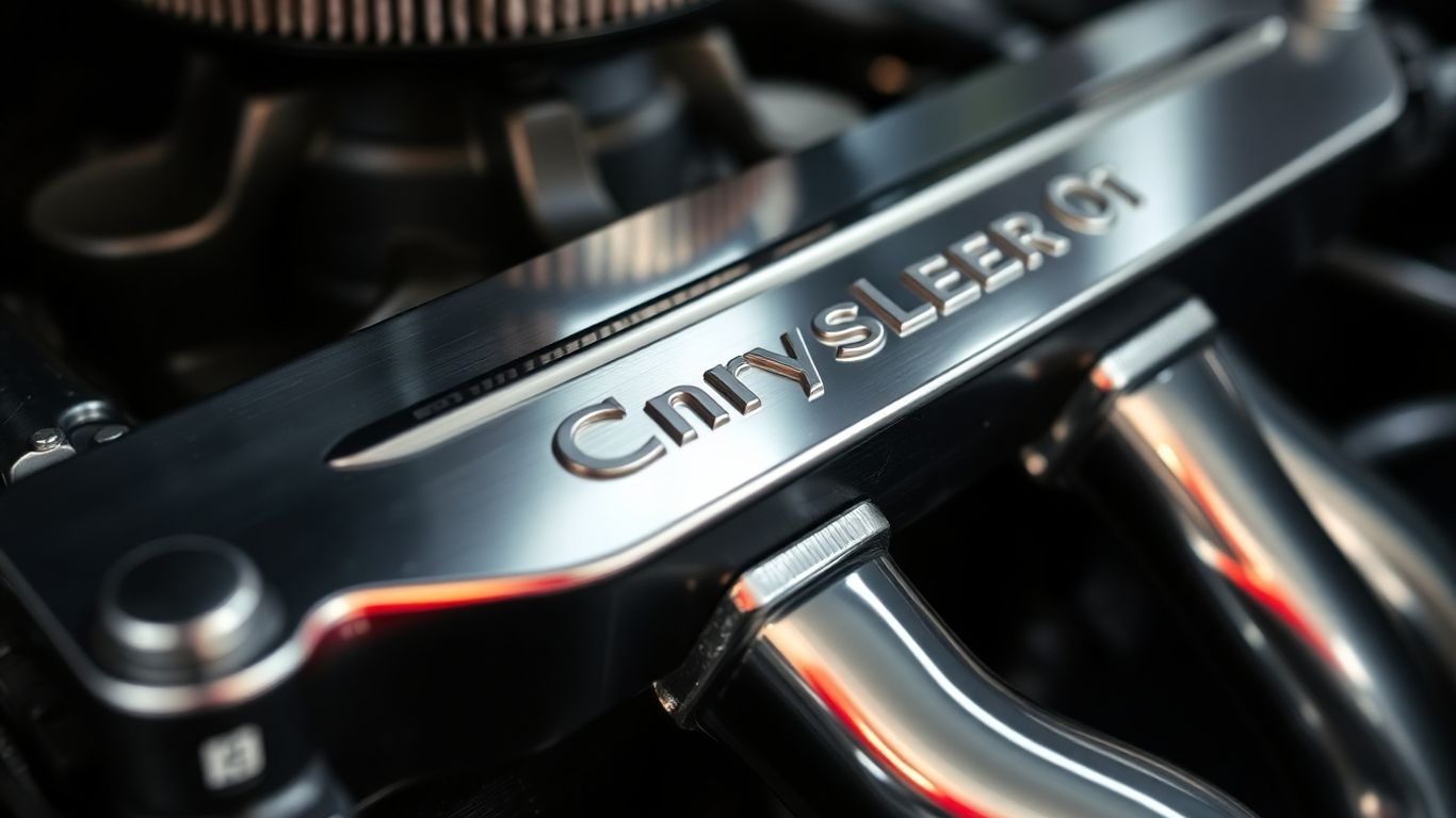 Genuine Chrysler auto part detail