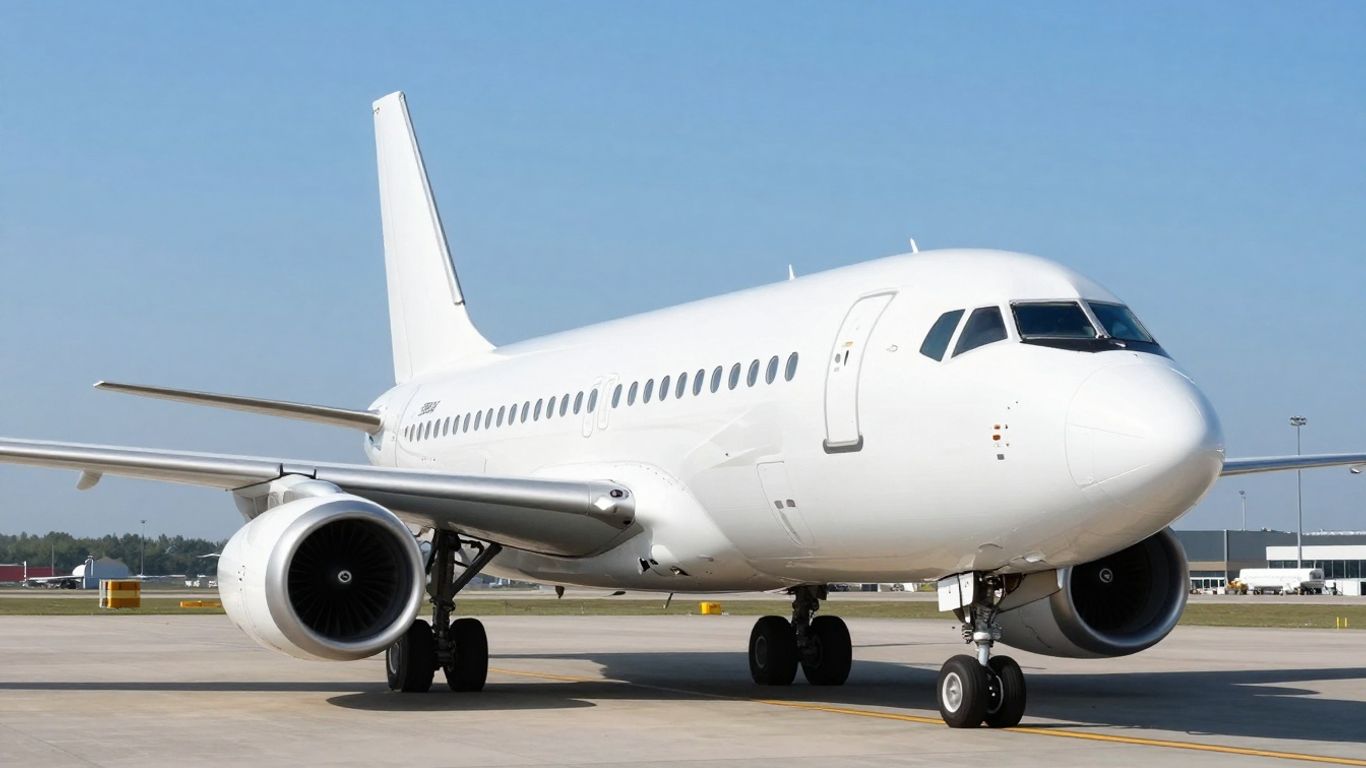 JSX airplane on tarmac