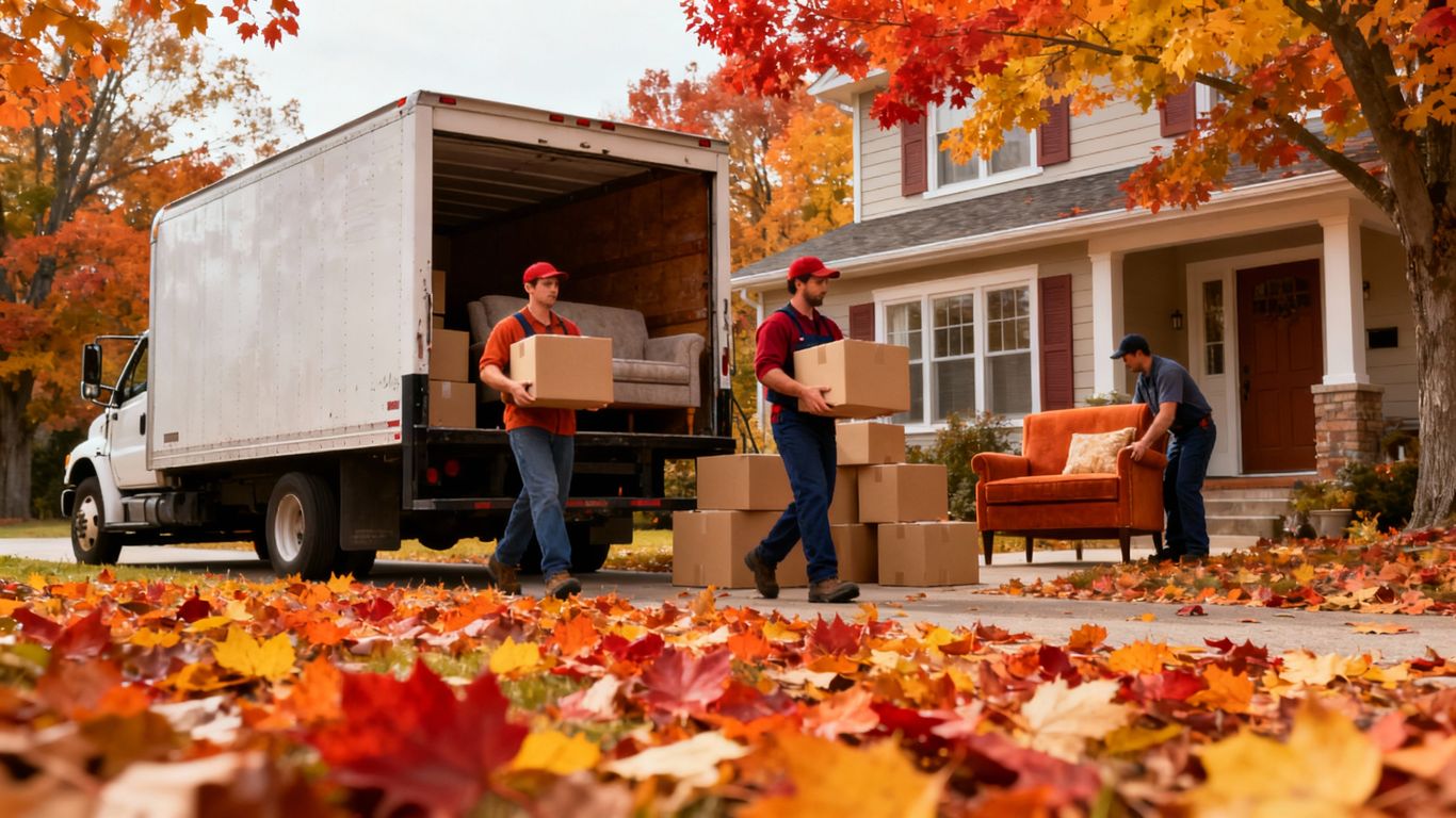 Moving services in autumn efficiency.