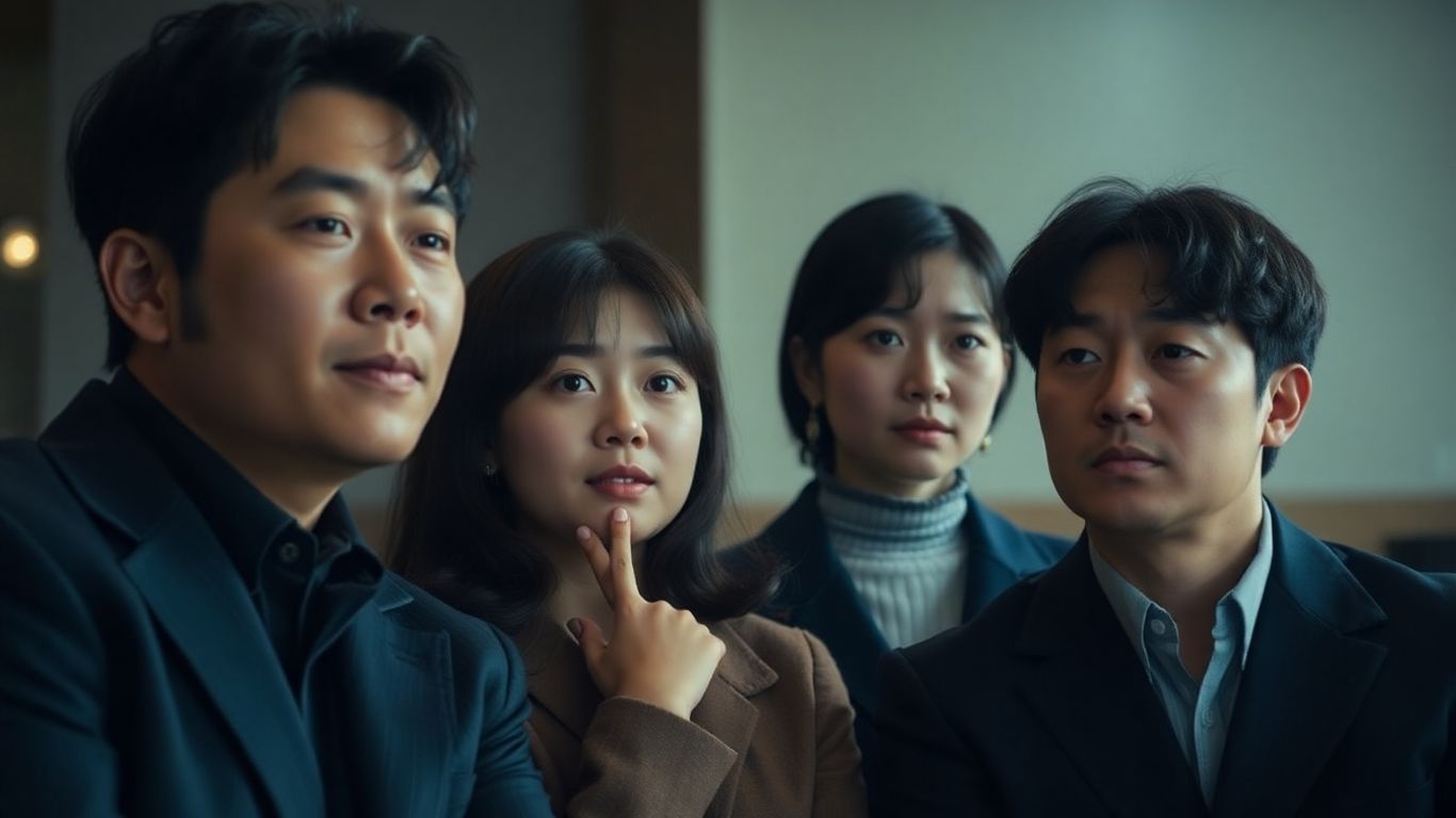 The cast of the movie Broker posing together.