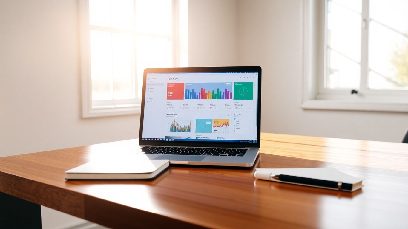 Zoho Creator pricing overview dashboard on laptop.
