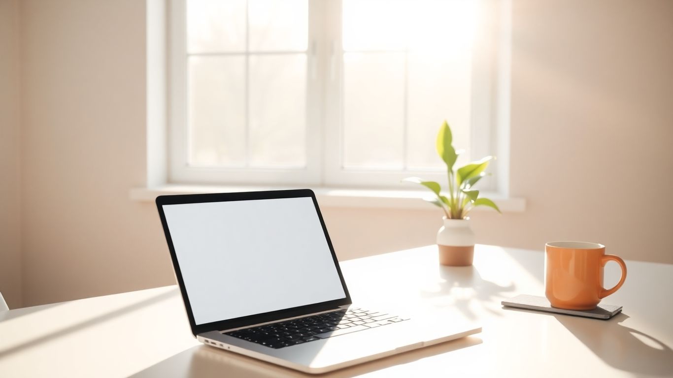 Person working from home in Australia