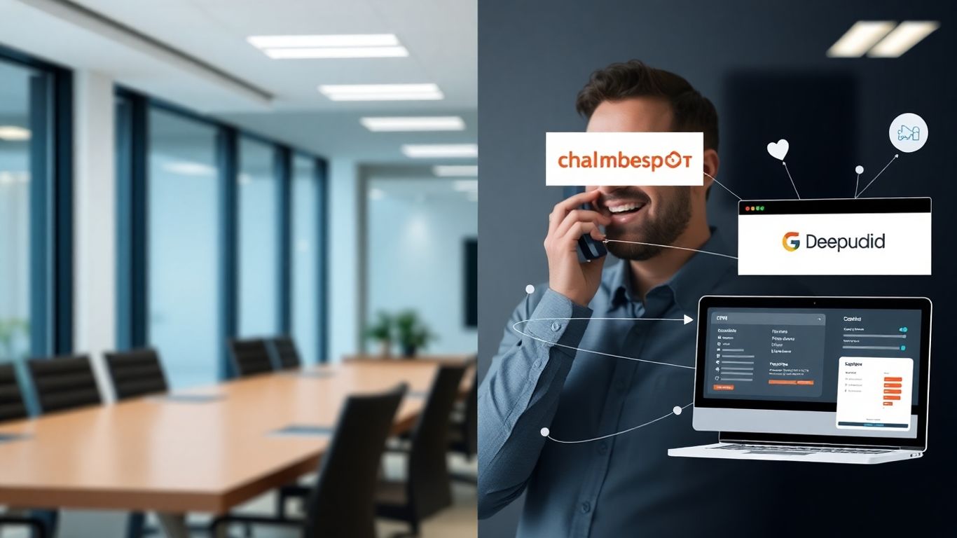 AI syncing patient calls to CRM software.