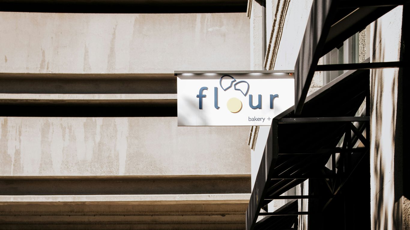 a sign on a building