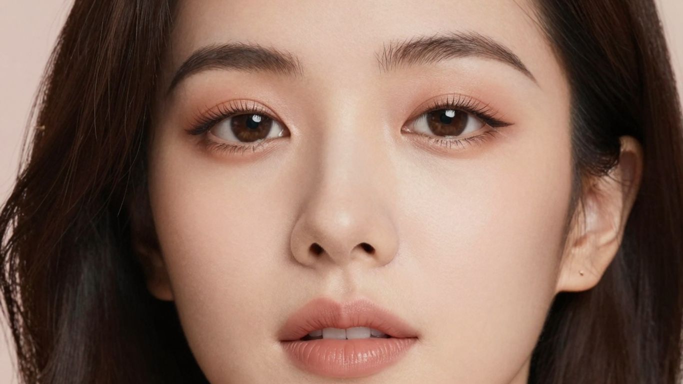 Machiaj elegant, inspirat de celebrități, cu accent pe ten și buze.