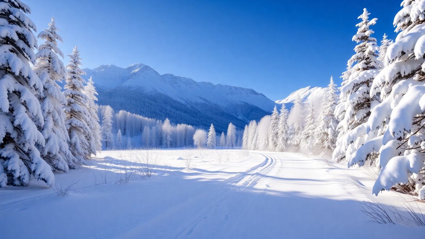 Schneeschuhwandern in verschneiter Schweizer Berglandschaft