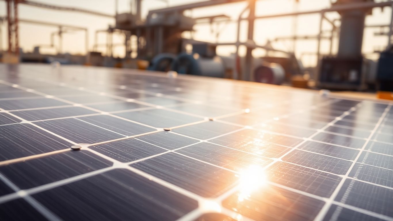 Panneau solaire français sur un toit