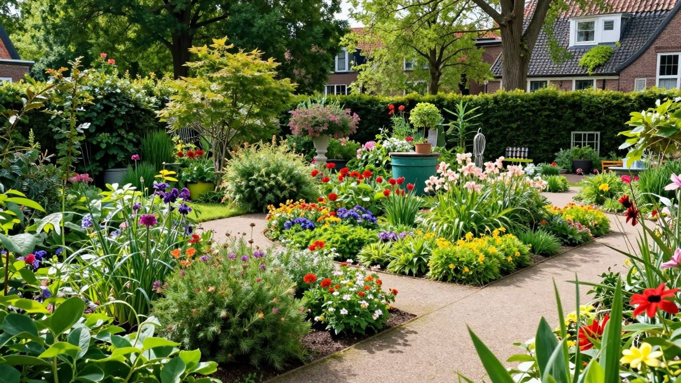 Mooie bloemen en groene tuinen rond Deventer