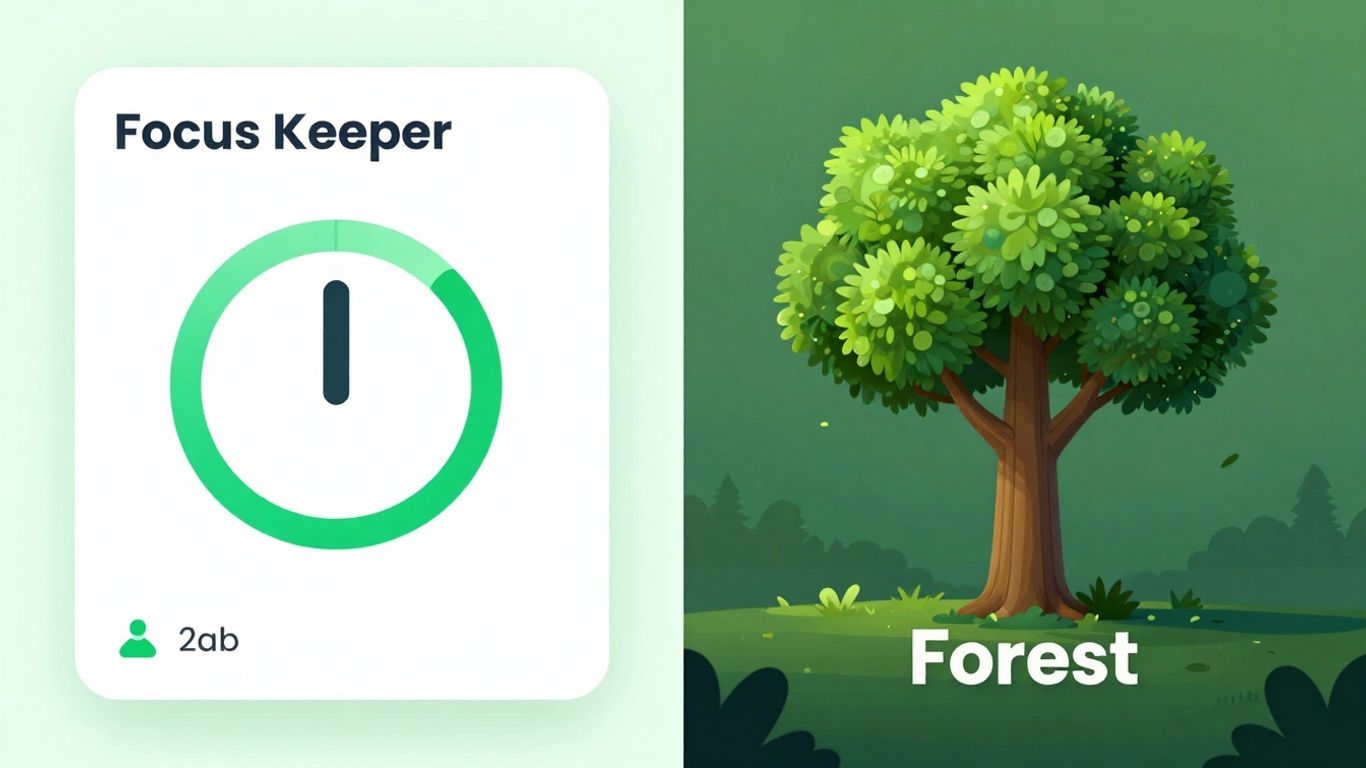 Focus Keeper and Forest app comparison
