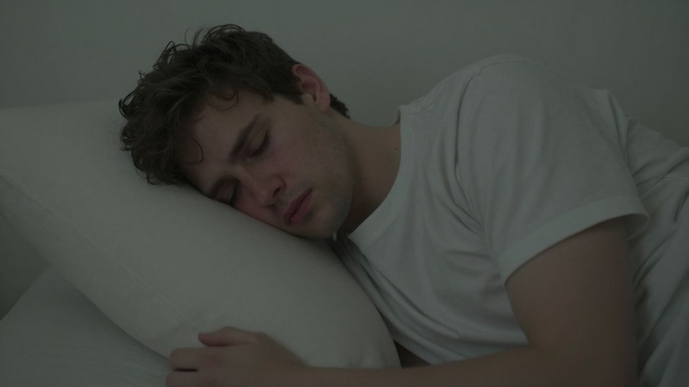 Pessoa com aparência cansada e lenta, indicando metabolismo lento.