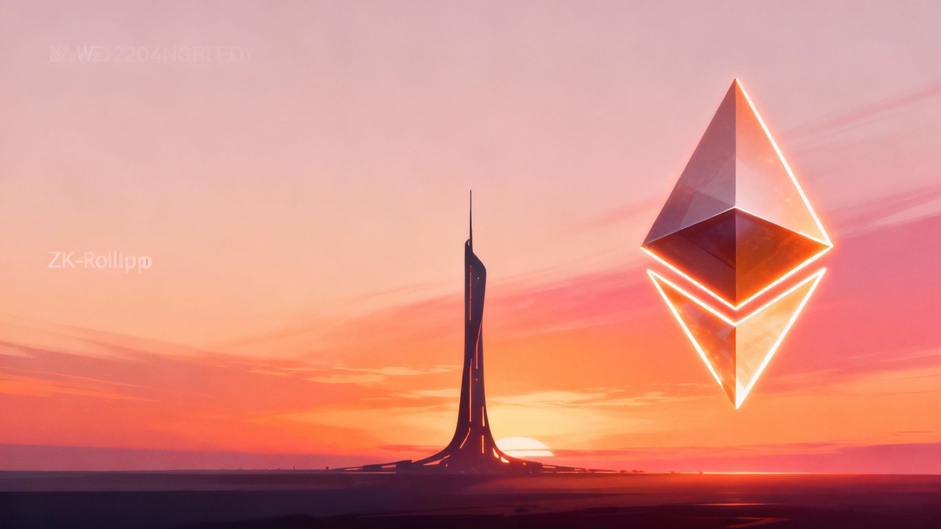 Ethereum ZKsync Lite sunset fading into digital horizon
