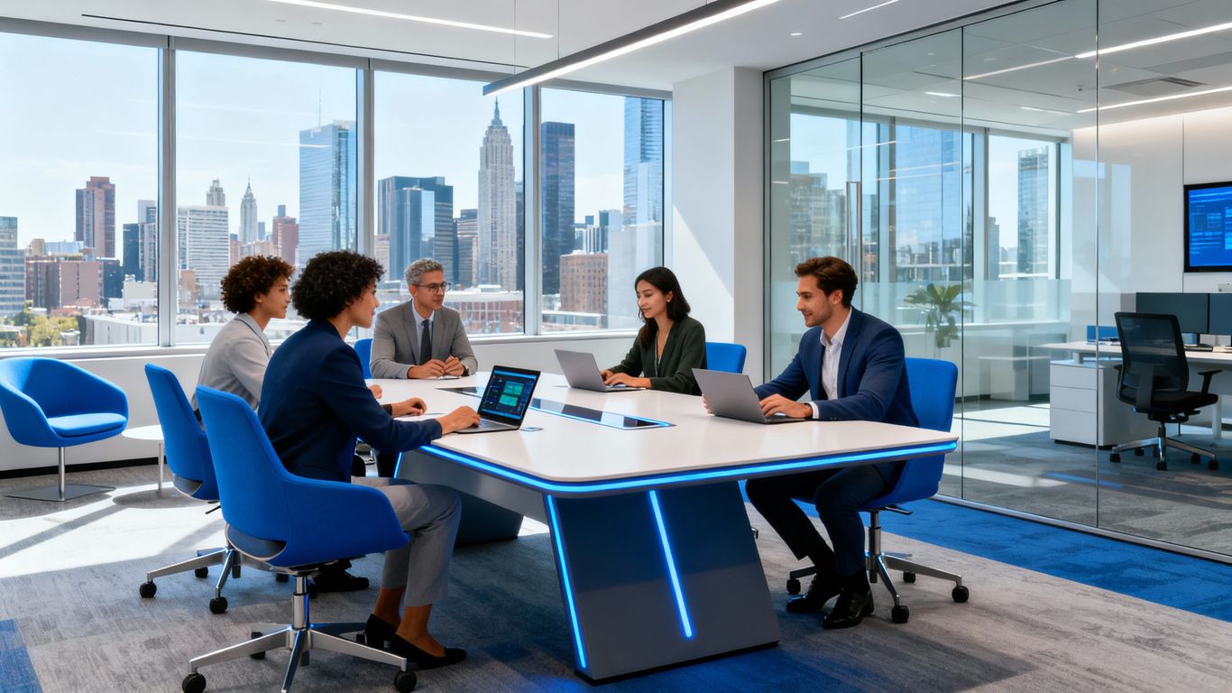 Charlotte NC business team using managed IT services.