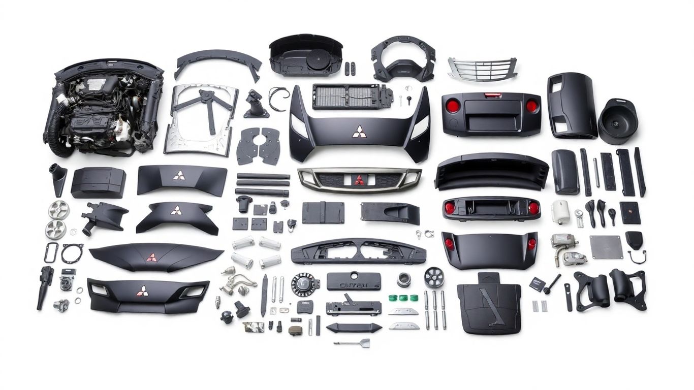 Mitsubishi parts collection for Australian customers.
