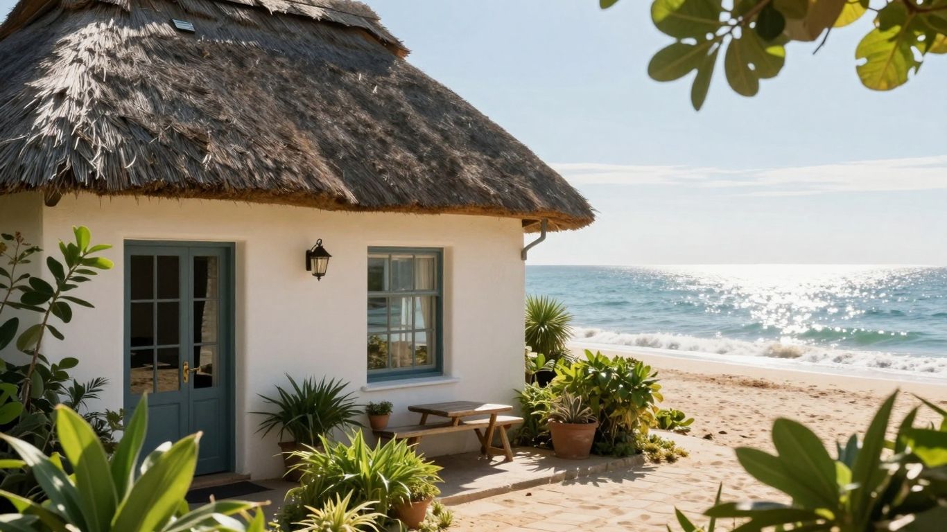 Mooie B&B aan het strand met uitzicht op zee.