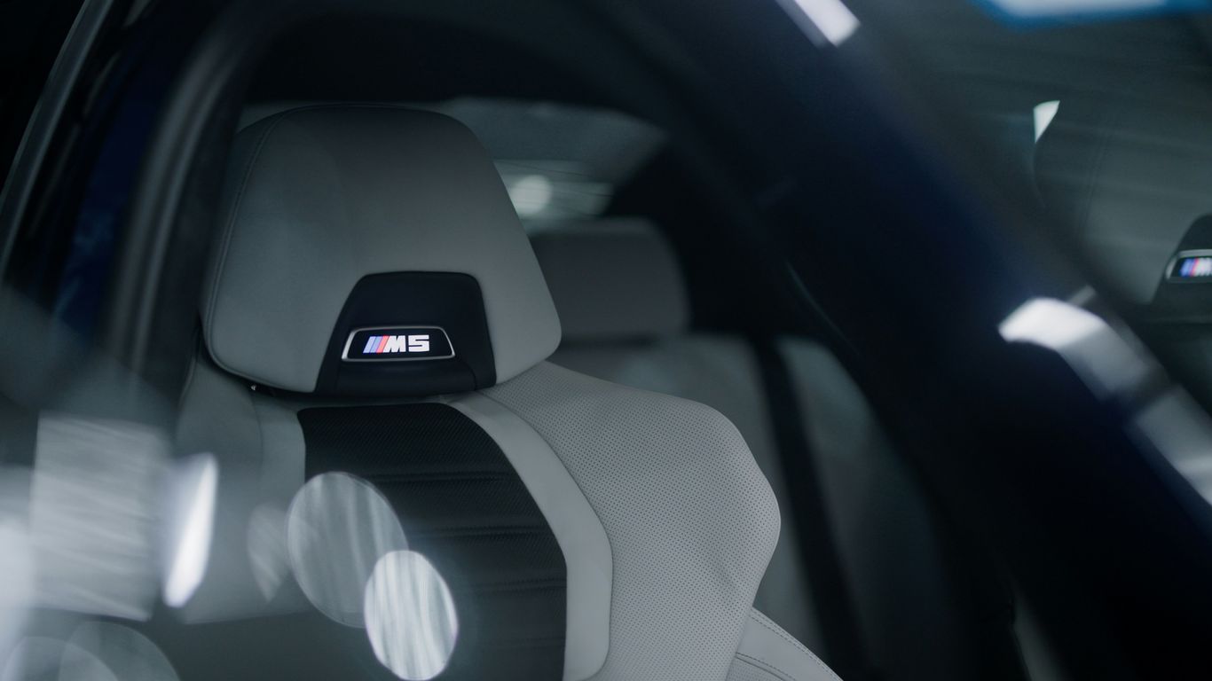 the inside of a car