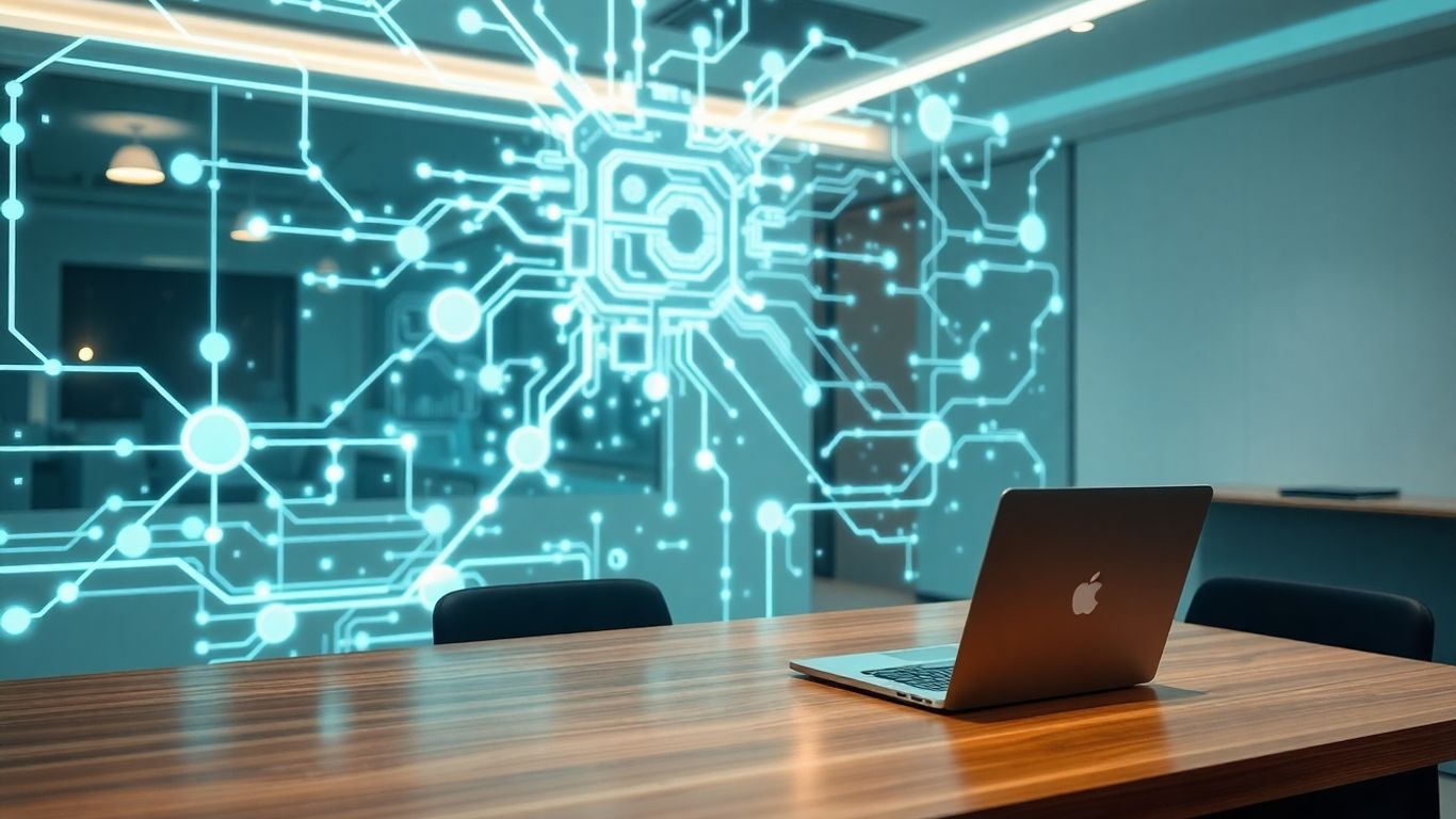 Empresa con inteligencia artificial transformando el negocio.