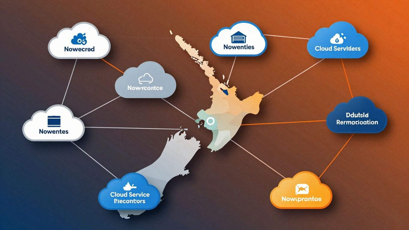 New Zealand cloud service providers infographic