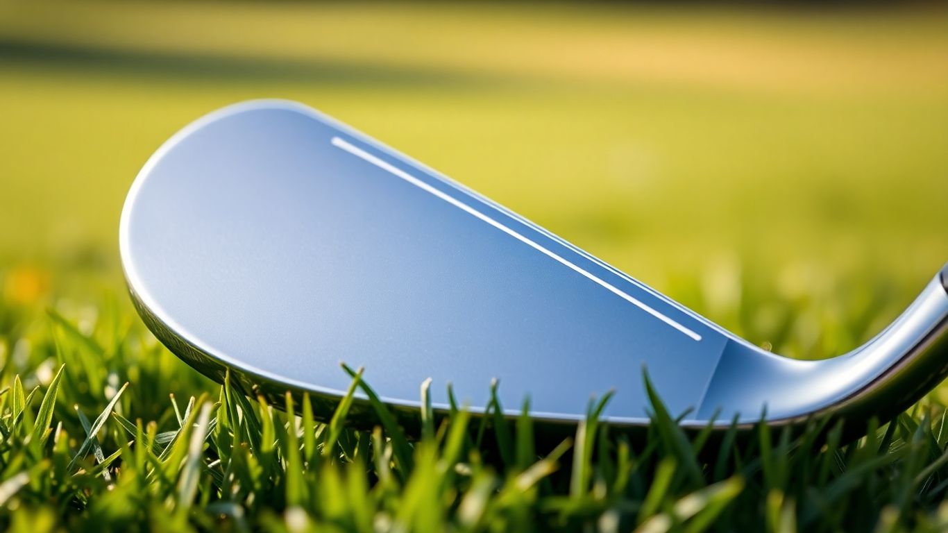 High-end Japanese golf club on green grass.