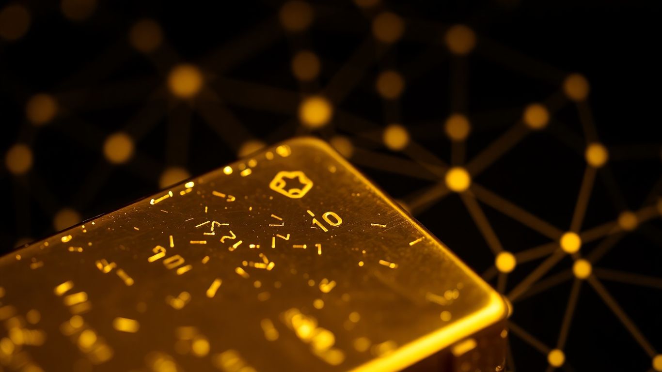 How could blockchain technology trace the origin of mined gold?