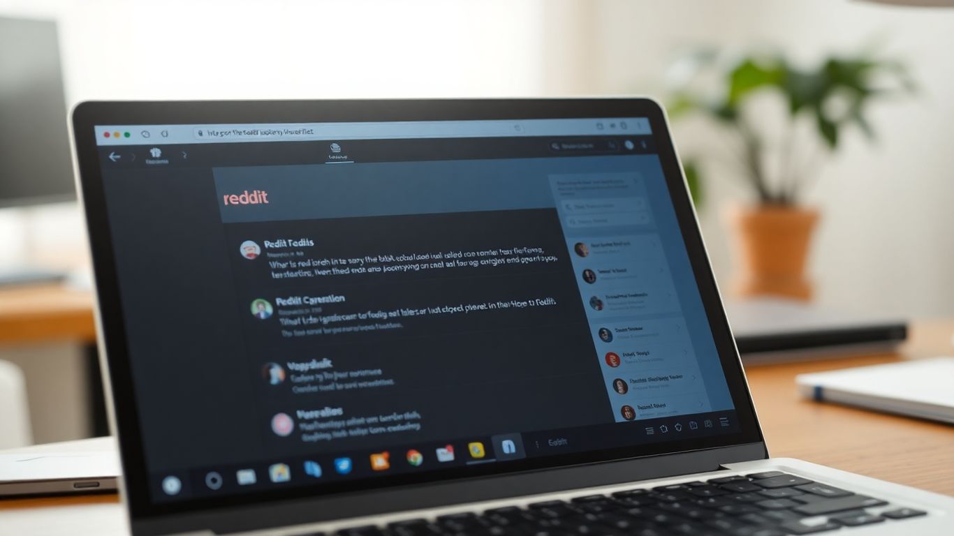BHIP Dropshipping Reddit discussion on a laptop screen.