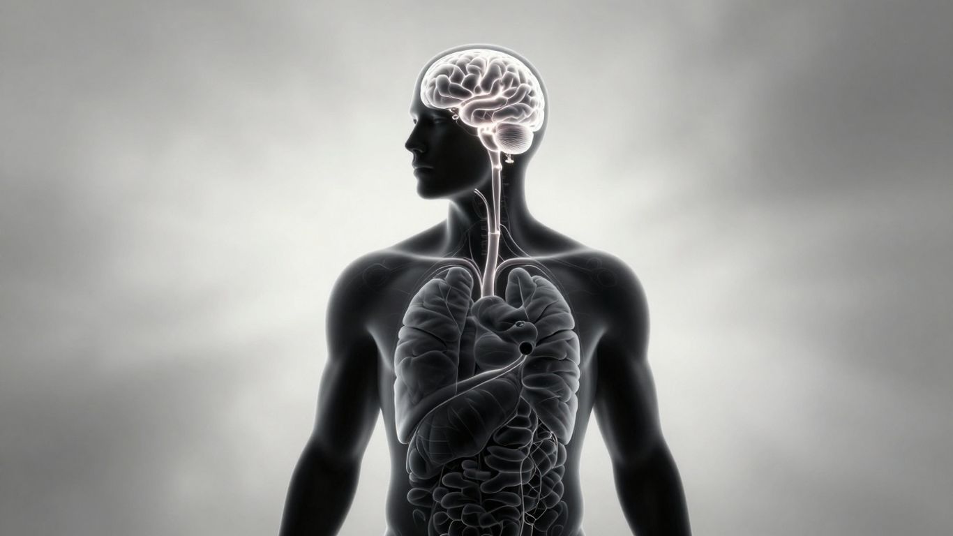 Conexiunea dintre minte și corp, creier și organele umane.