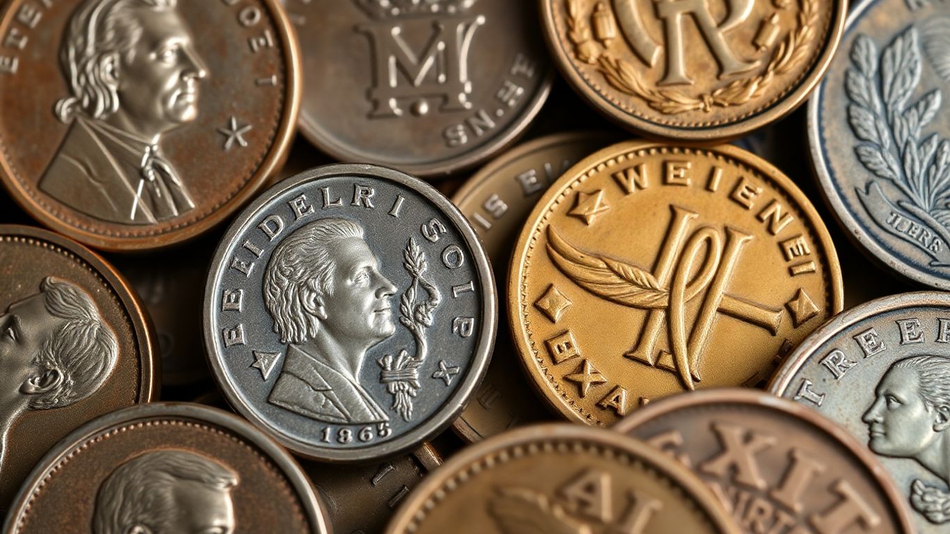 Collection of rare WWII era coins