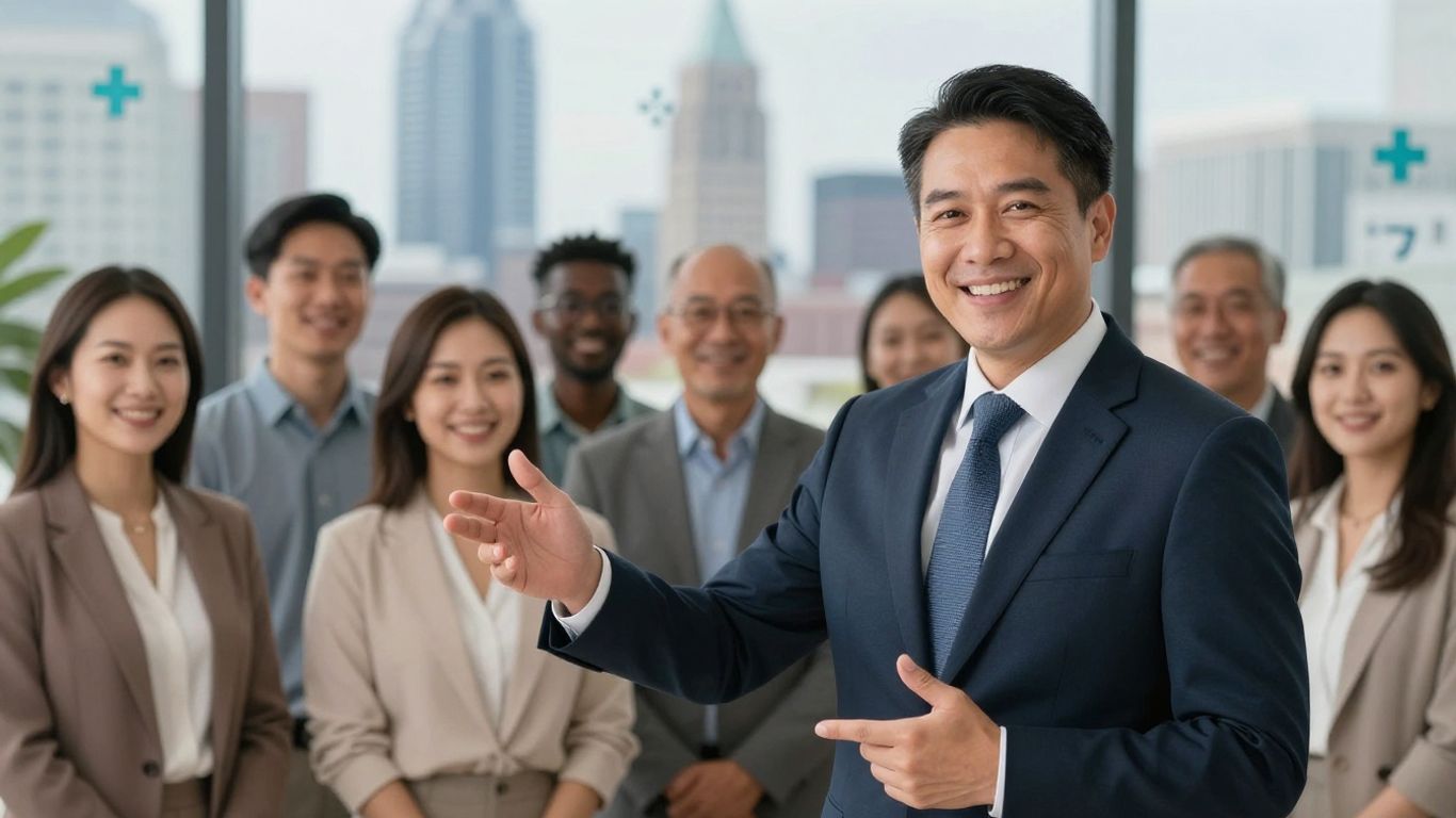 Philadelphia health insurance broker assisting diverse clients.