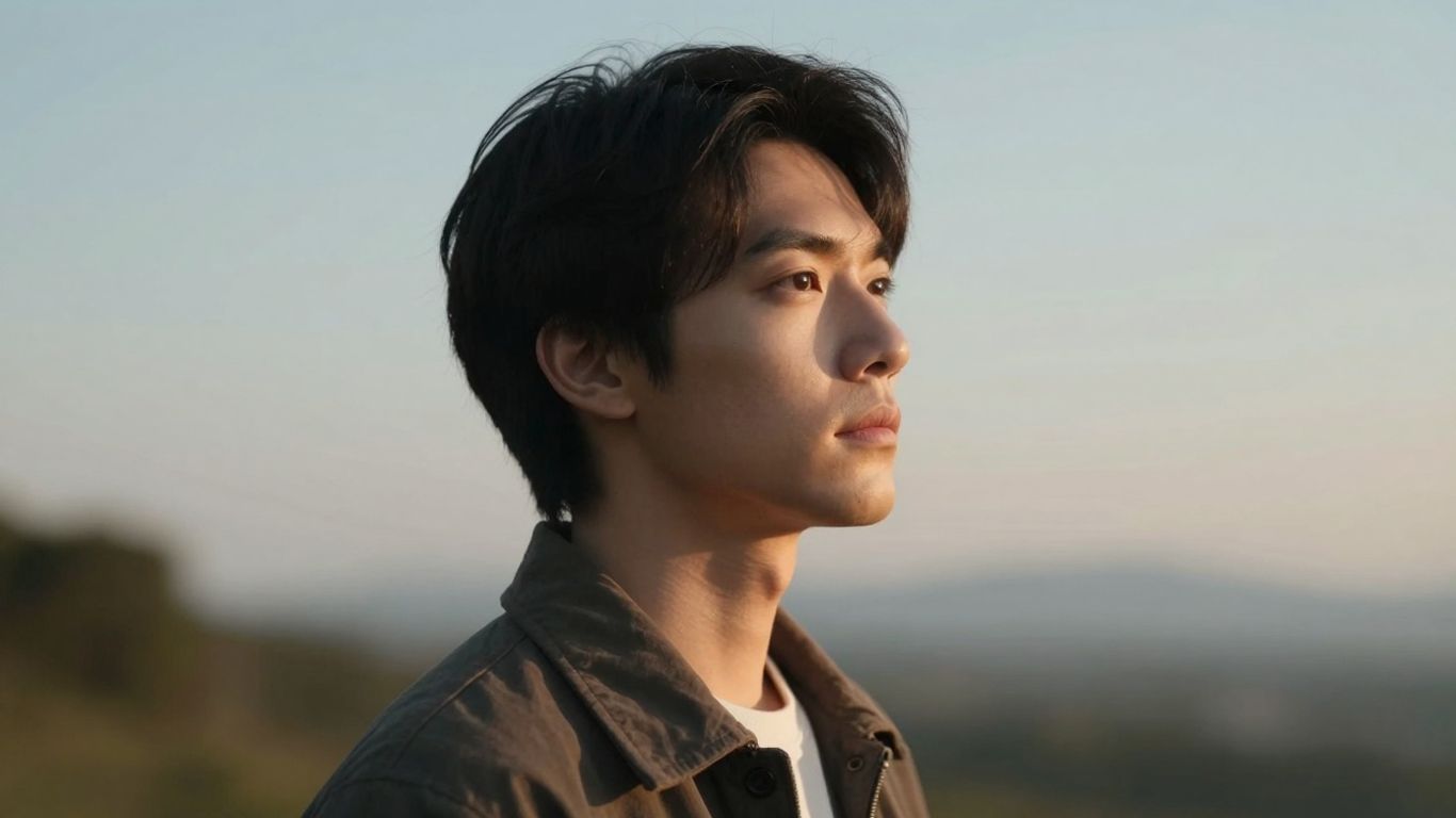 Disciplined trader with a calm, focused expression.