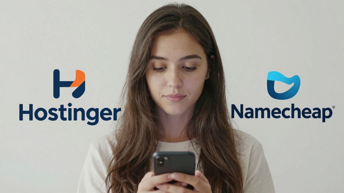 Hostinger vs Namecheap comparison image