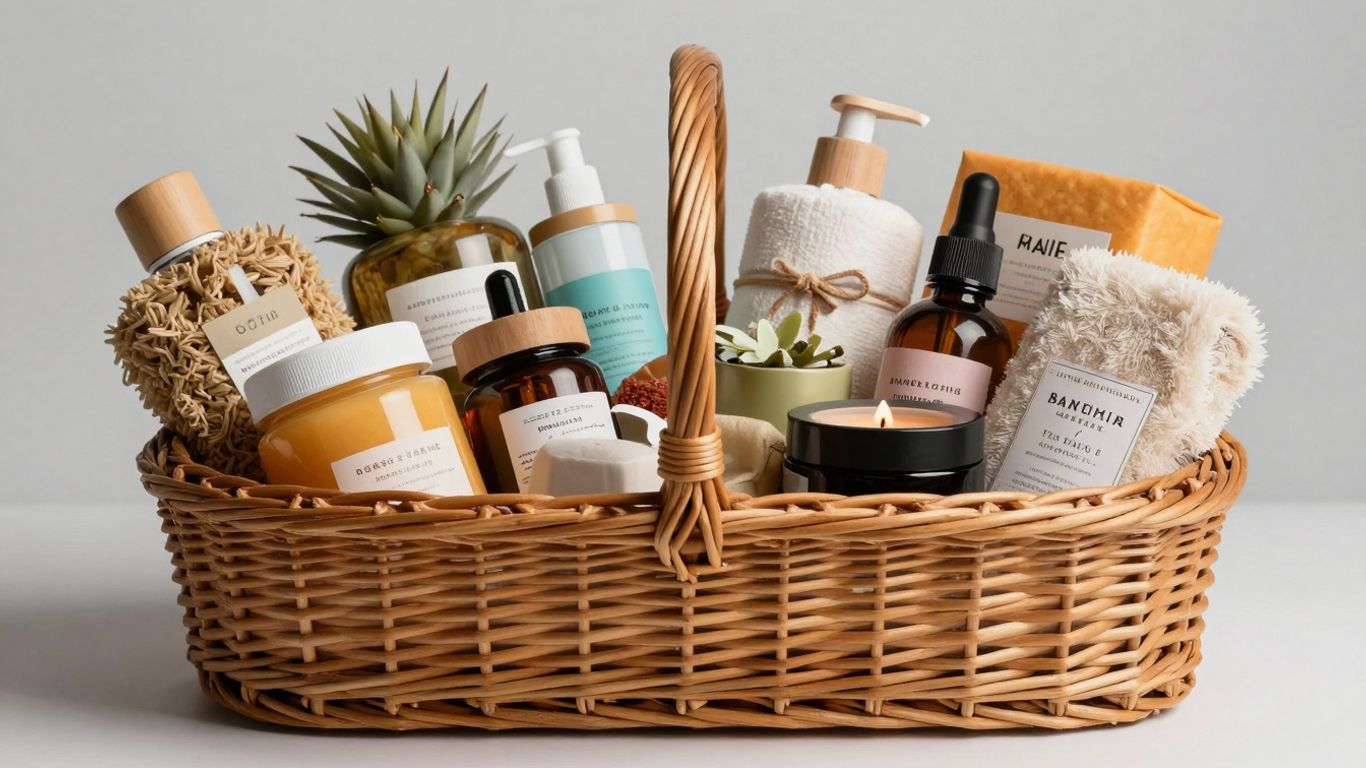 Gift basket filled with assorted themed items for any occasion.