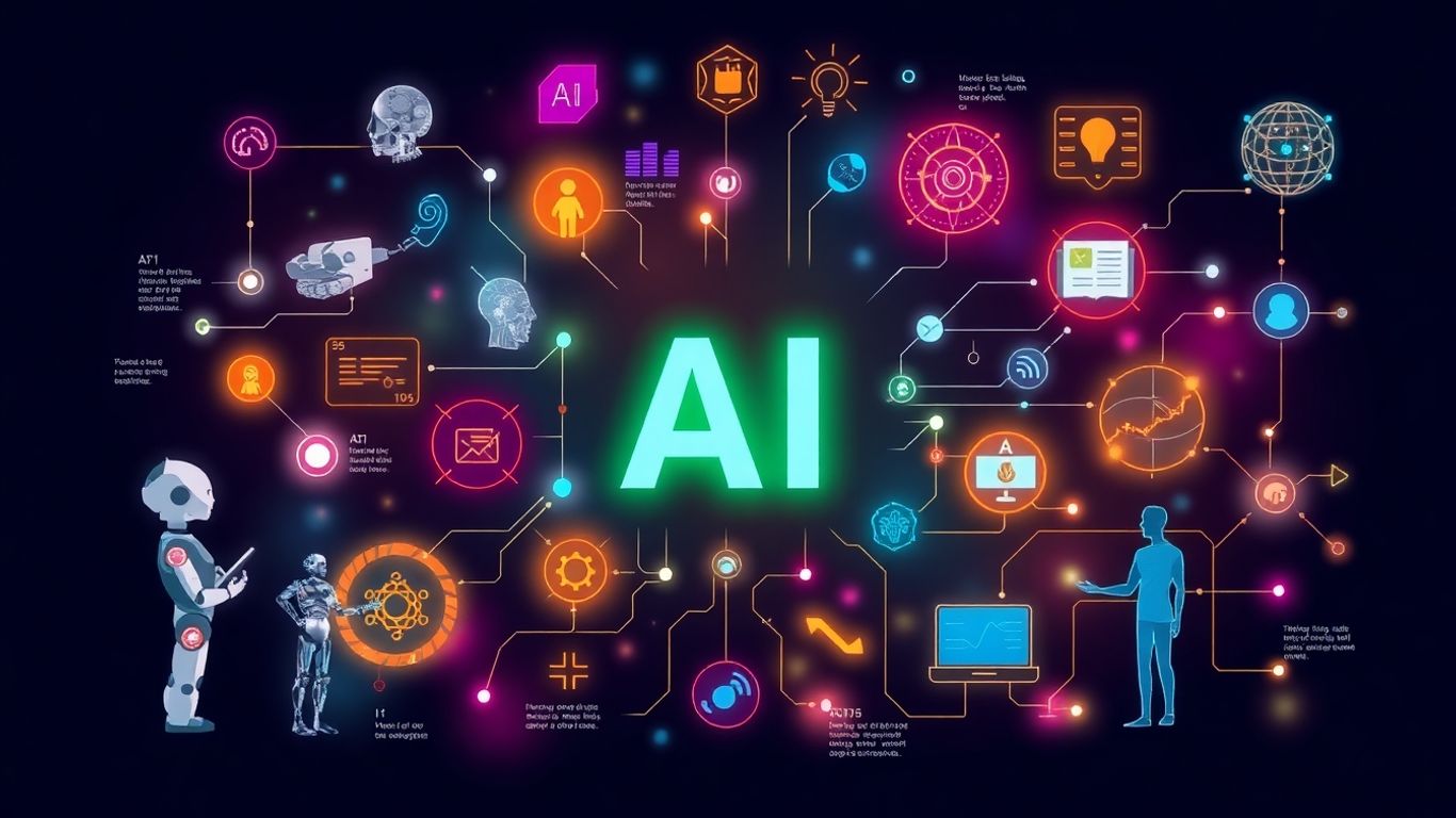 AI applications infographic