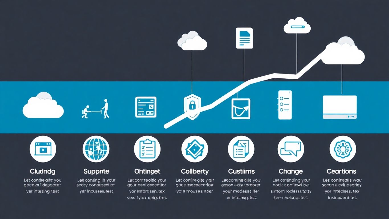 Infographic about choosing a managed service provider.