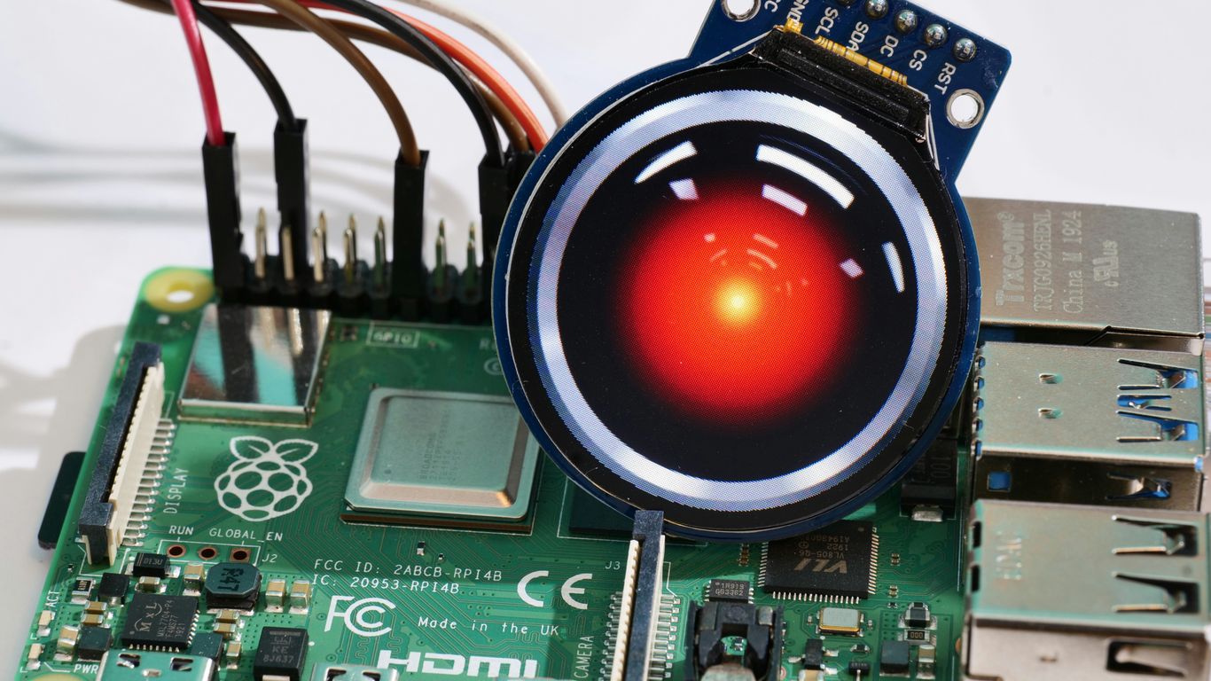 a close up of an electronic device with a red light