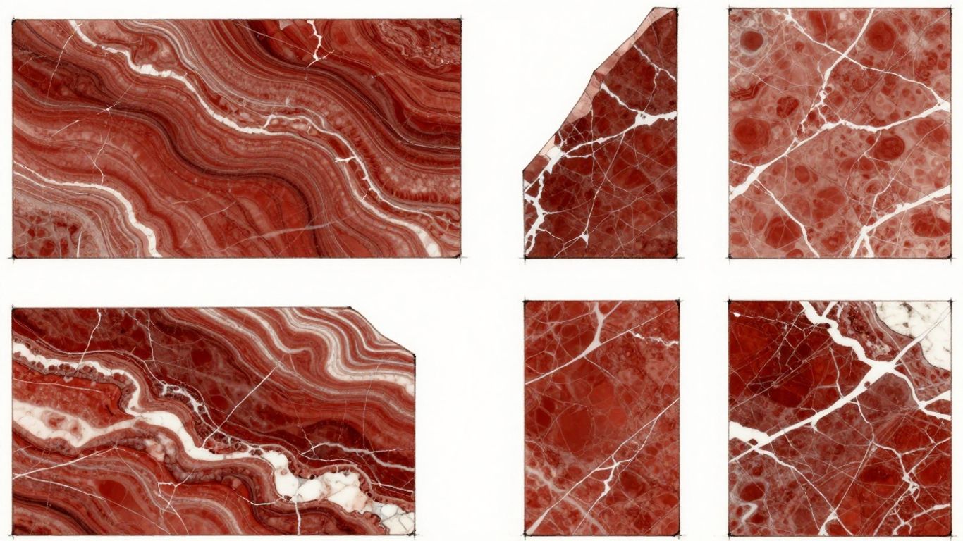 Rojo Alicante Marble Collection– SurfacesGalore