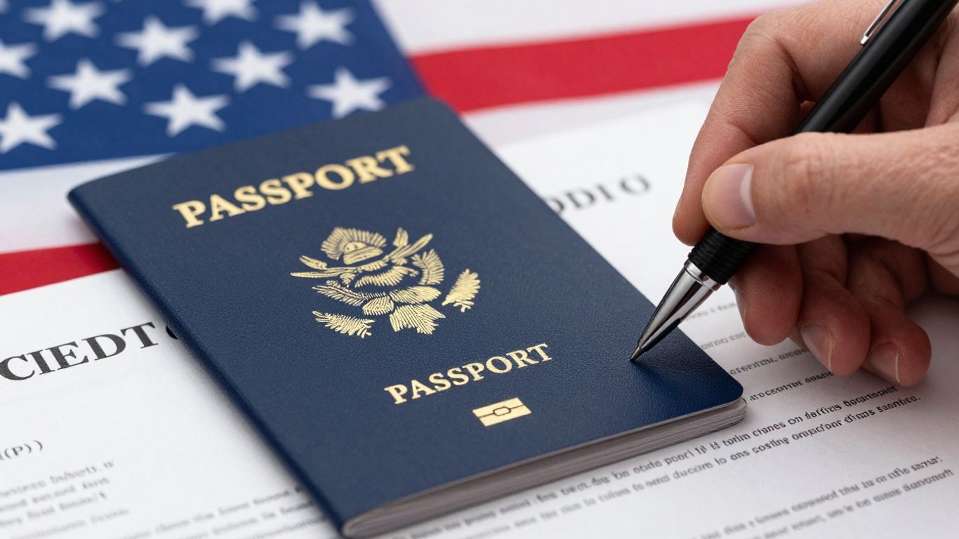 Pasaporte y certificado de ciudadanía de EE. UU.