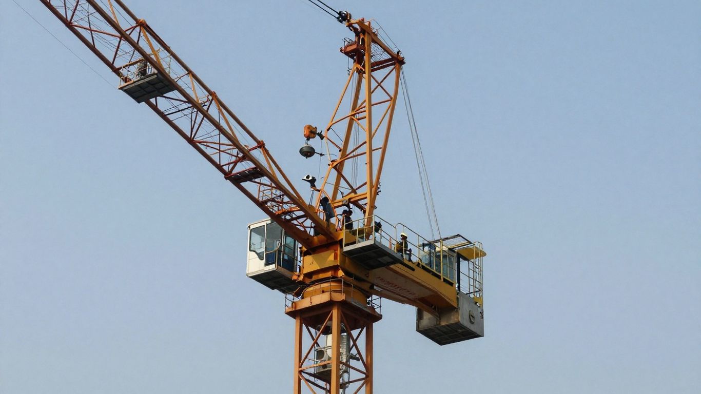 Crane inspection for safety and compliance.