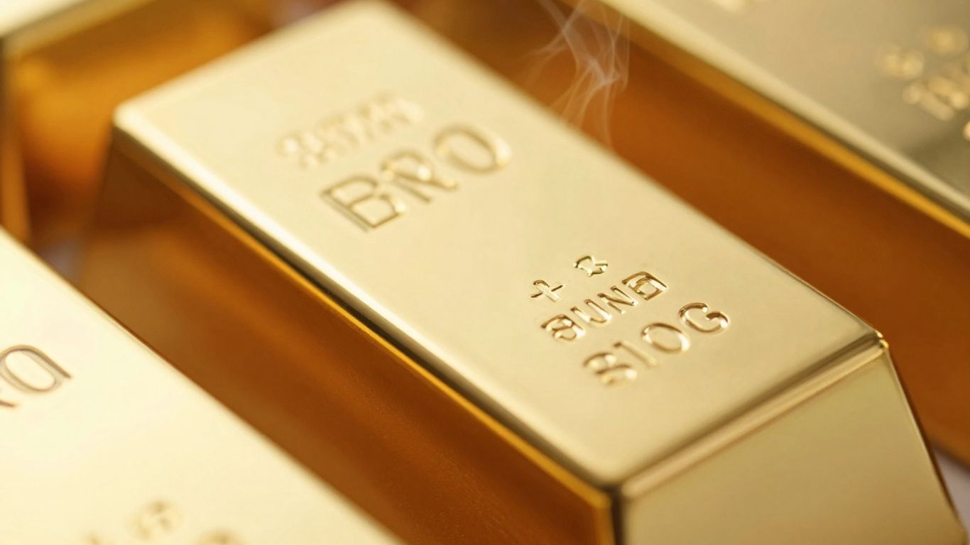 سبيكة ذهبية ذات تموجات حرارية خفيفة.